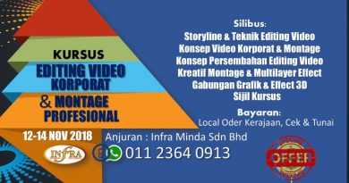 KURSUS EDITING VIDEO KORPORAT & MONTAGE PROFESIONAL KURSUS EDITING VIDEO KORPORAT & MONTAGE PROFESIONAL