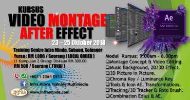 KURSUS VIDEO MONTAGE AFTER EFFECT KURSUS VIDEO MONTAGE AFTER EFFECT