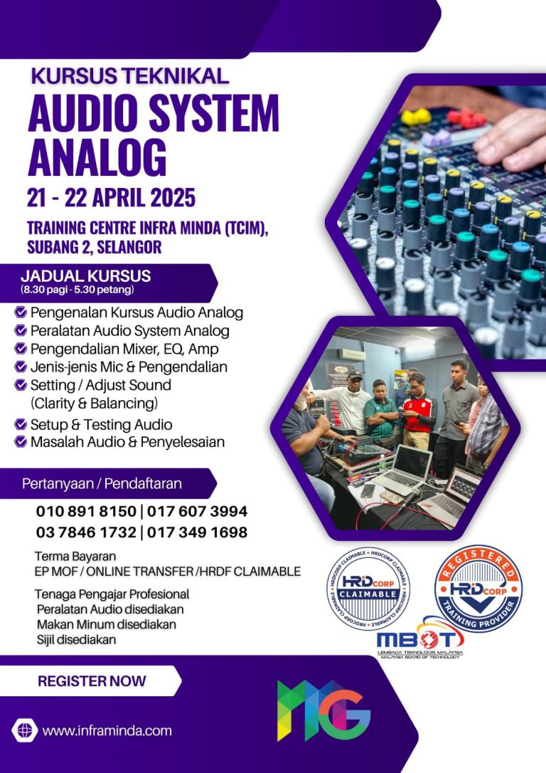 Kursus Audio Analog (21-22 April 2025)