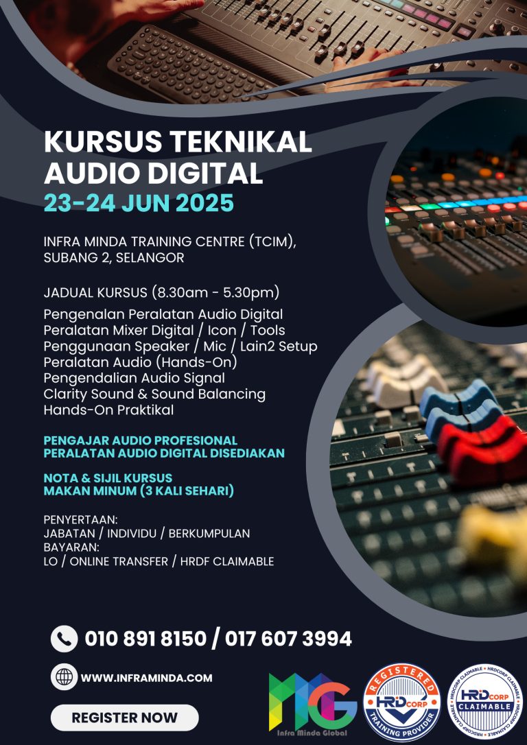 Kursus Audio Digital (TCIM) 23-24 Jun 2025