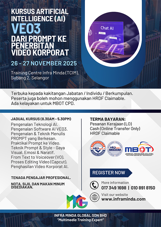 Kursus AI VEO3 VK (TCIM) 26-27 NOV 2025
