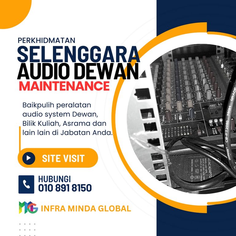 Perkhidmatan Selenggara Audio Dewan Maintenance