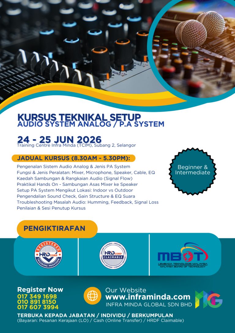 Kursus Videografi & Editing Video (TCIM) 13-14 MEI 2026